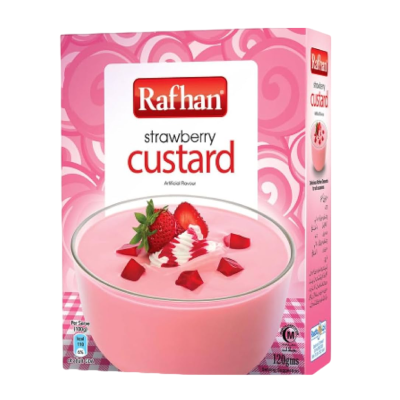 Rafhan Strawberry Custard 275 gm